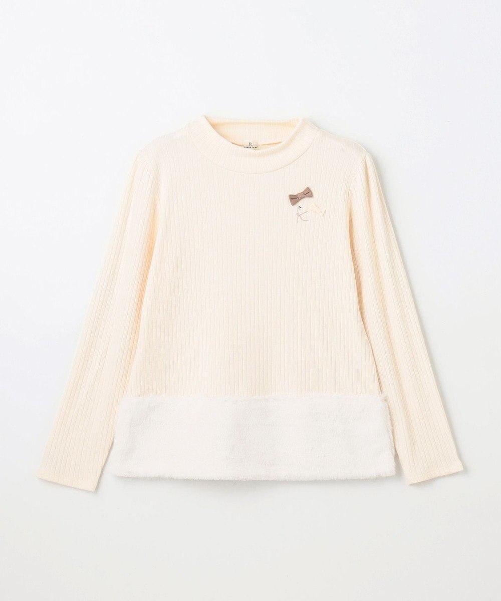 組曲 KIDS 【150-160㎝】ファー トレーナー 