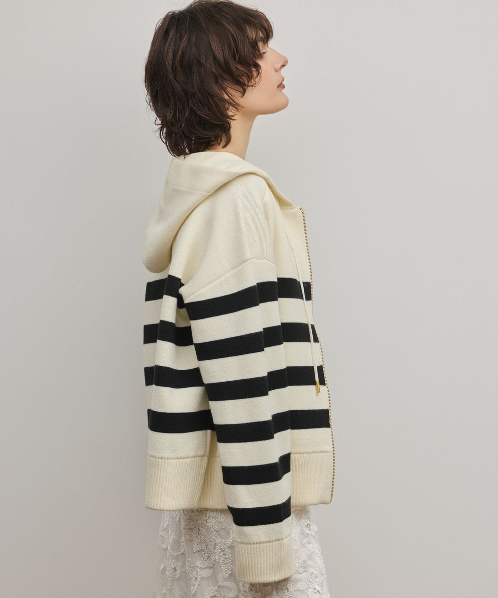 GRACE CONTINENTAL フォルムニットパーカー 