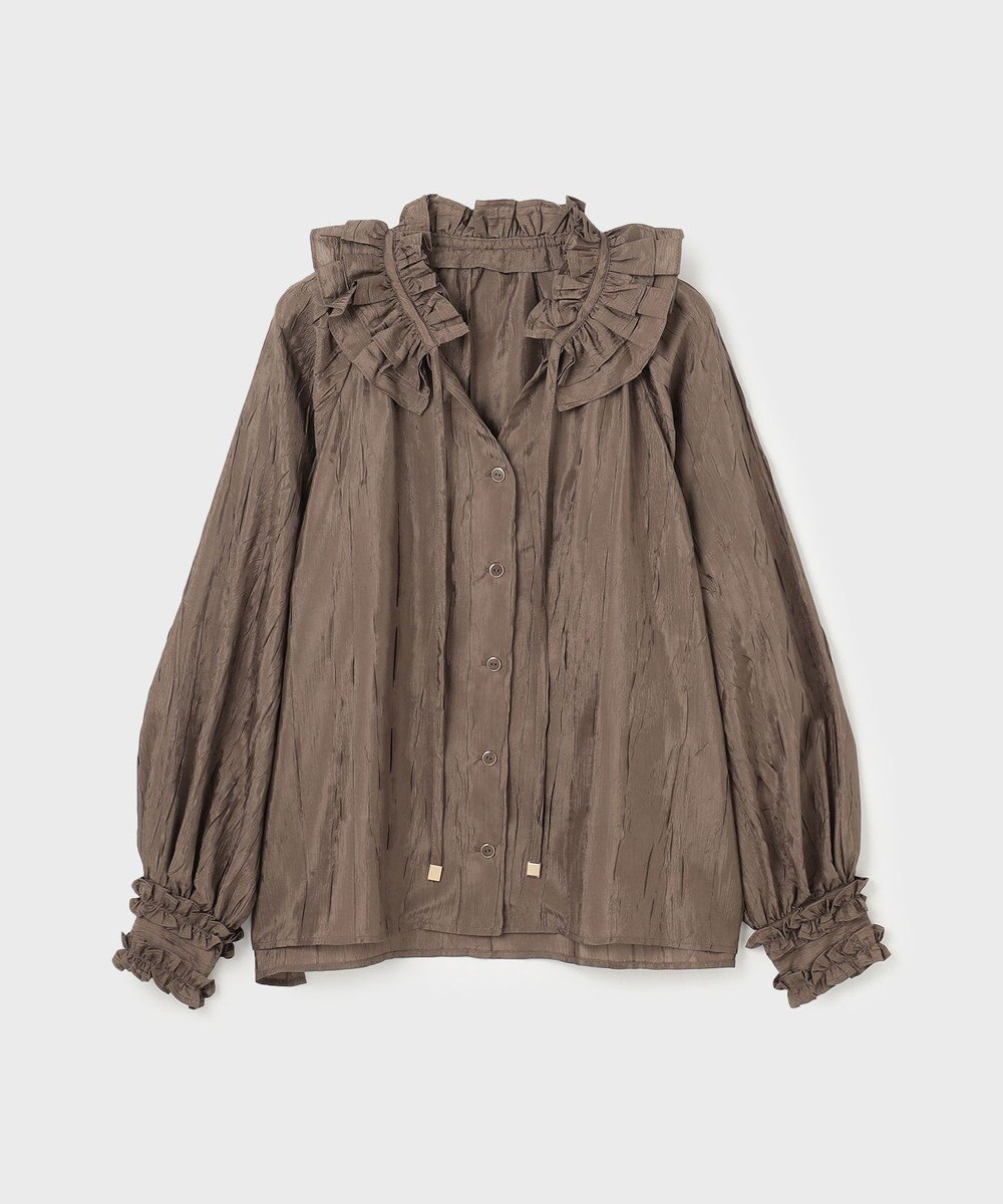 GRACE CONTINENTAL フリルカラーブラウス 