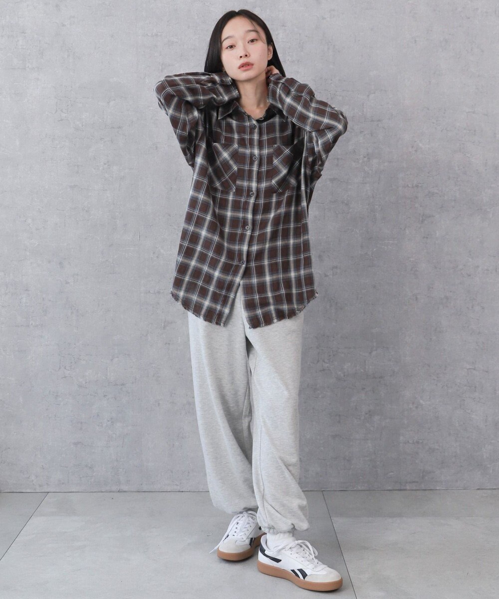 WEGO チェックBIGシャツ 