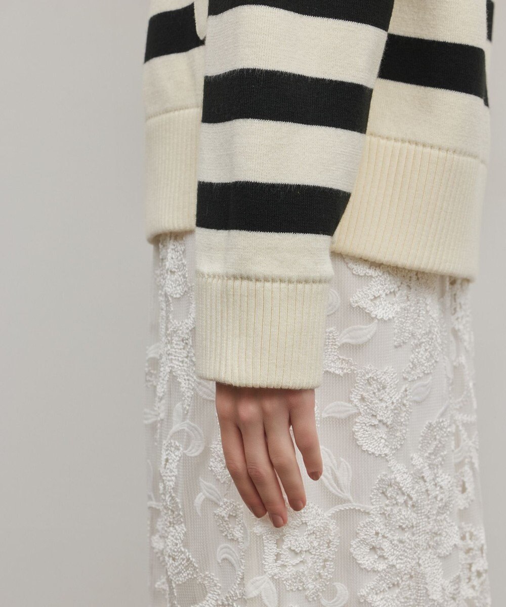 GRACE CONTINENTAL フォルムニットパーカー 