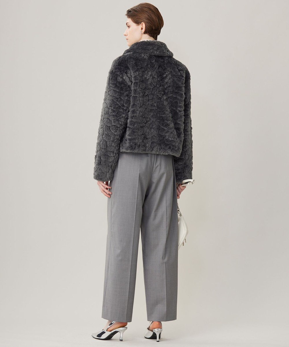 ICB フェイクボア ブルゾン 