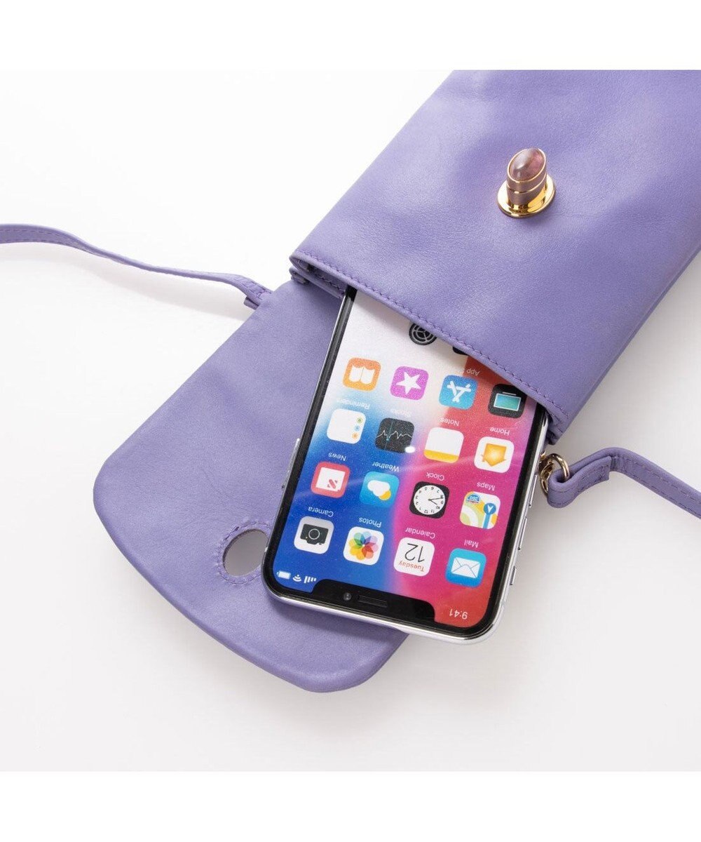 UNBILLION ペルケ perche ジェムストーンヒネリモバイルショルダー 