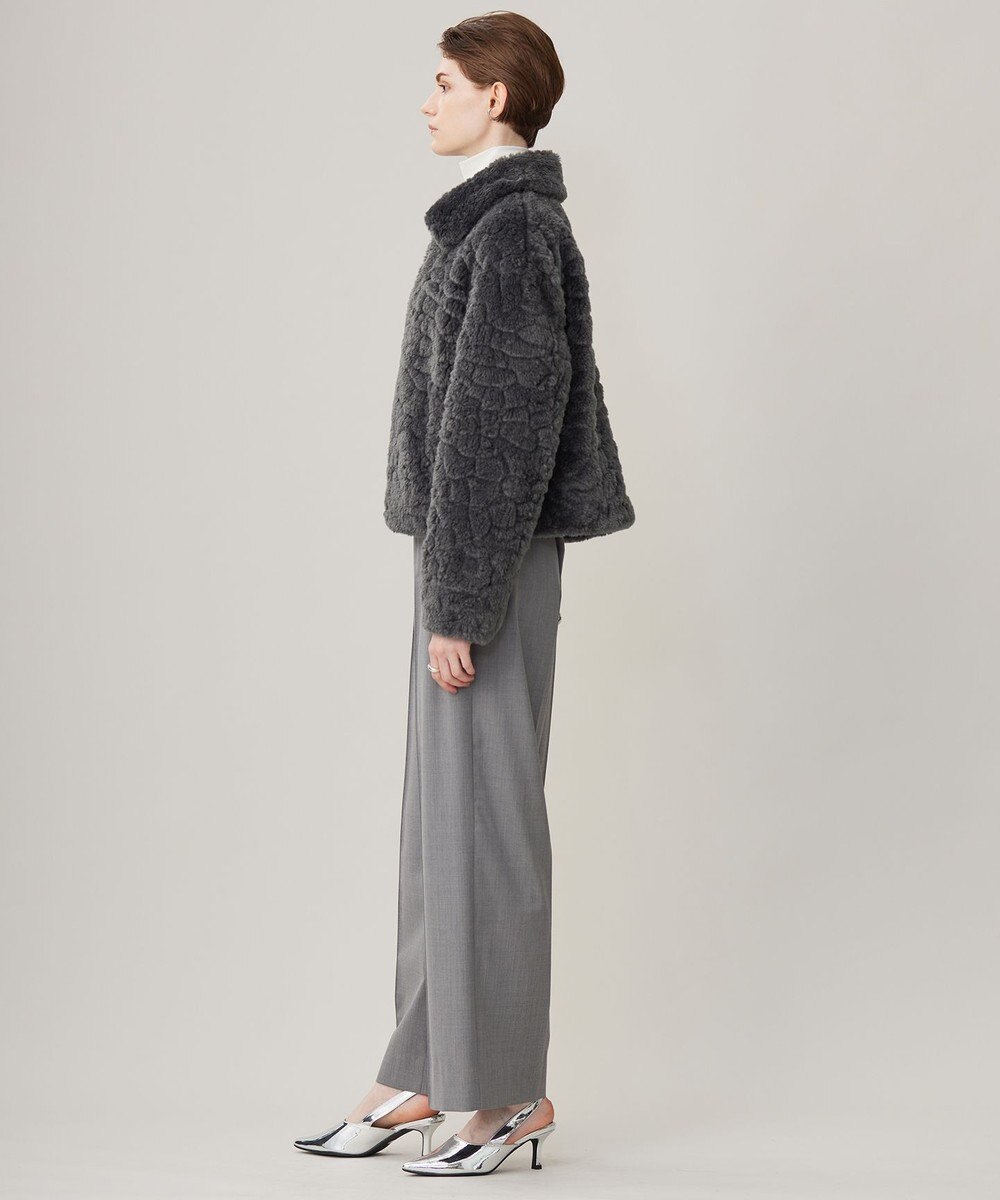 ICB フェイクボア ブルゾン 