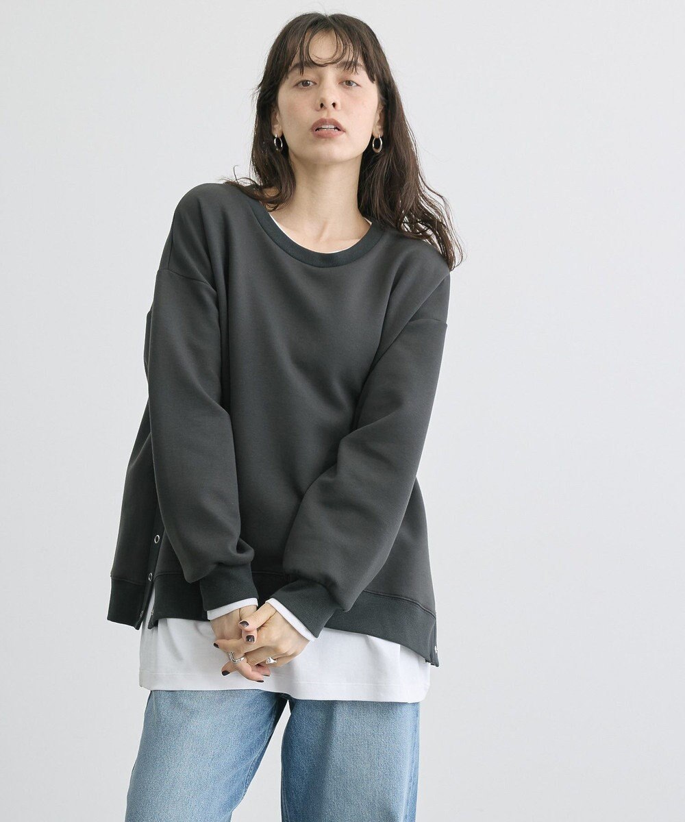 AMERICAN HOLIC サイドドットボタンポンチプルオーバー 