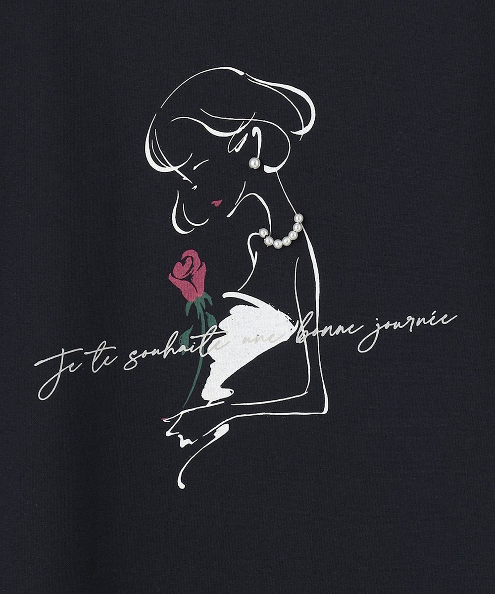 ANY SIS 【JIJI × any SiS】イラストフレンチスリーブ Tシャツ 