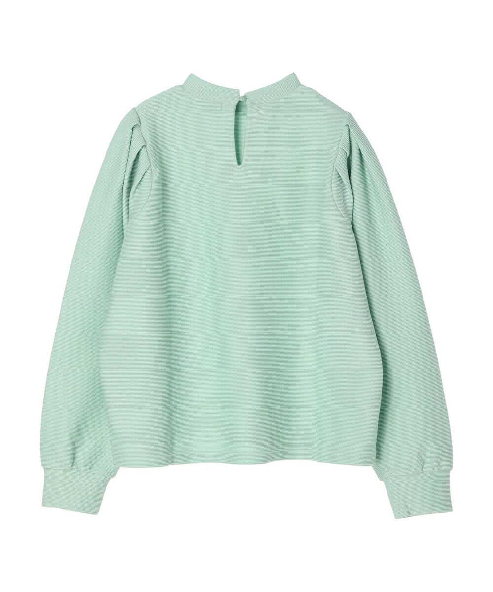 Green Parks リップル袖タックボリュームプルオーバー 
