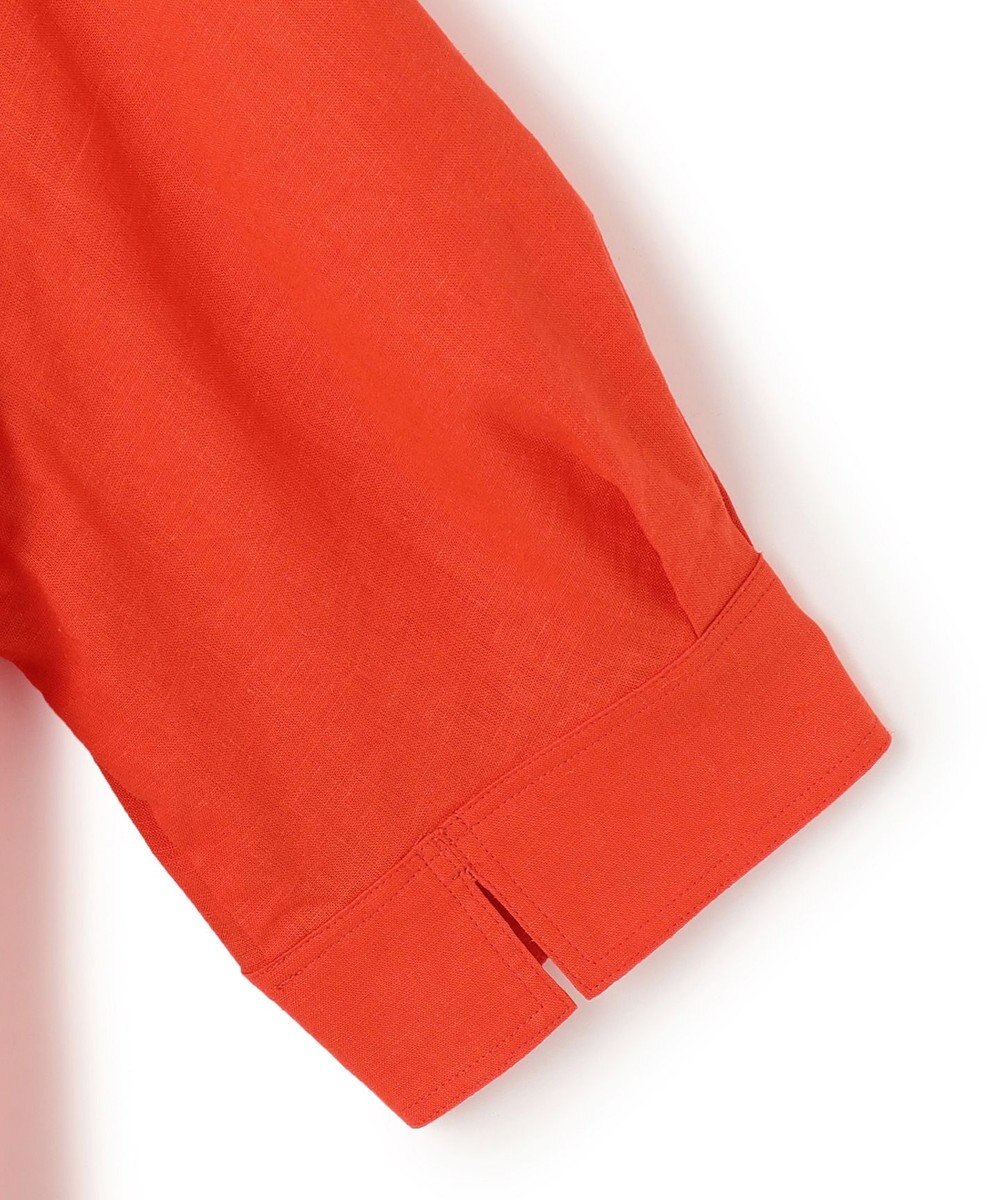 UNFILO リネンレーヨン スキッパー ワンピース 