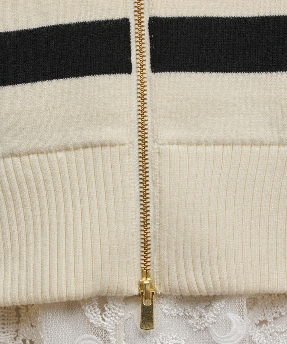 GRACE CONTINENTAL フォルムニットパーカー 