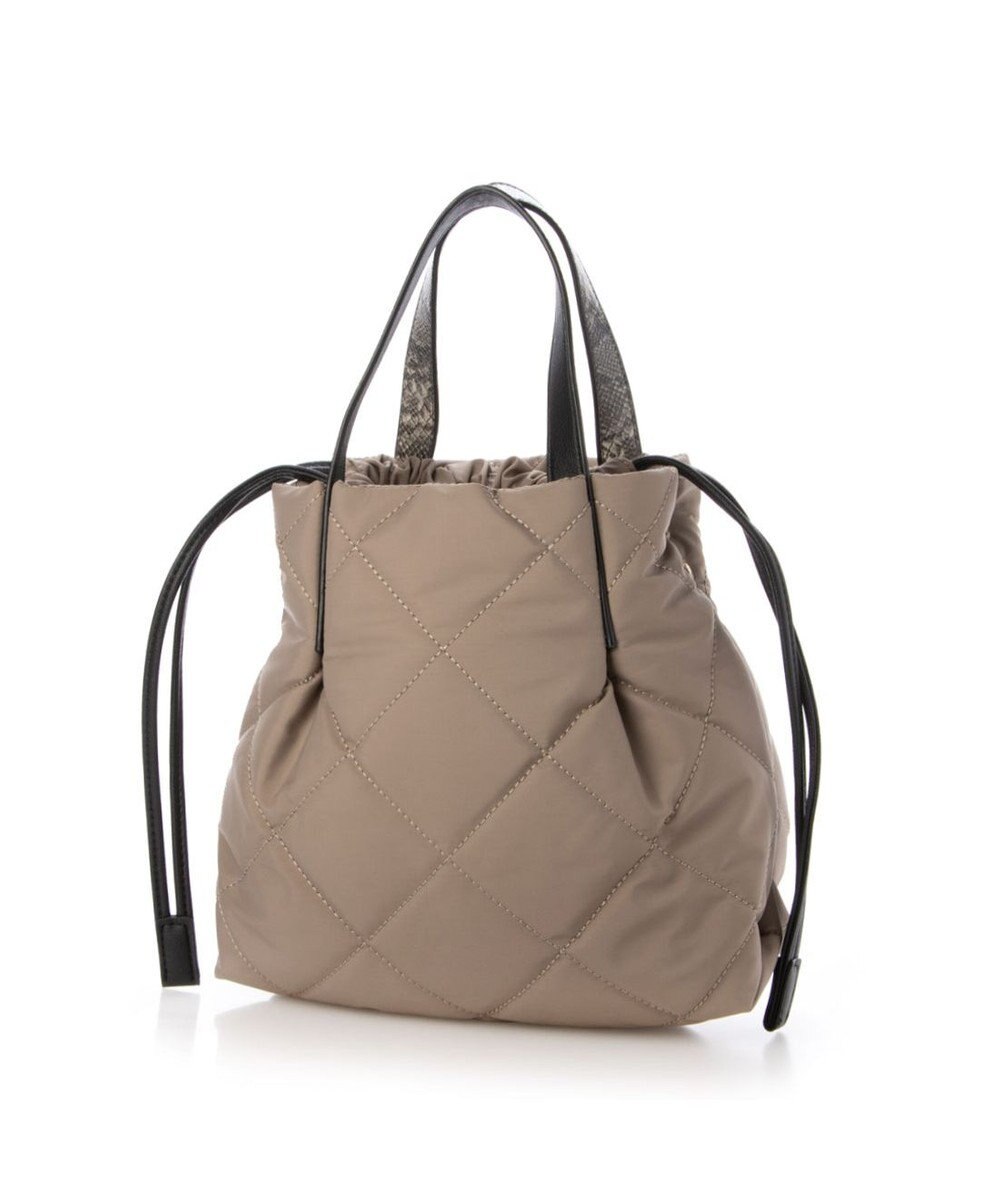 LA BAGAGERIE ドローストリング×キルト2WAYトート SSサイズ 