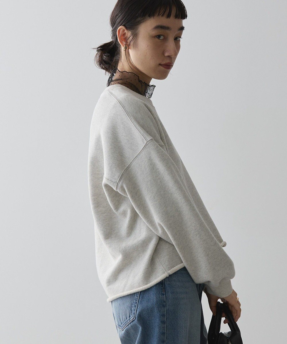 AMERICAN HOLIC ラメ裏毛ショートスウェット 