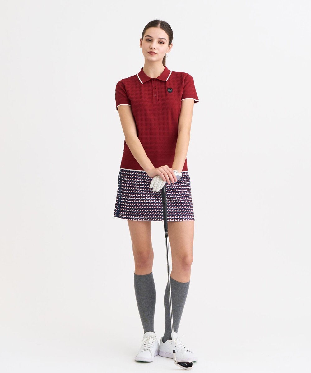 23区GOLF 【WOMEN】フラッグ総柄プリントストレッチスカート 