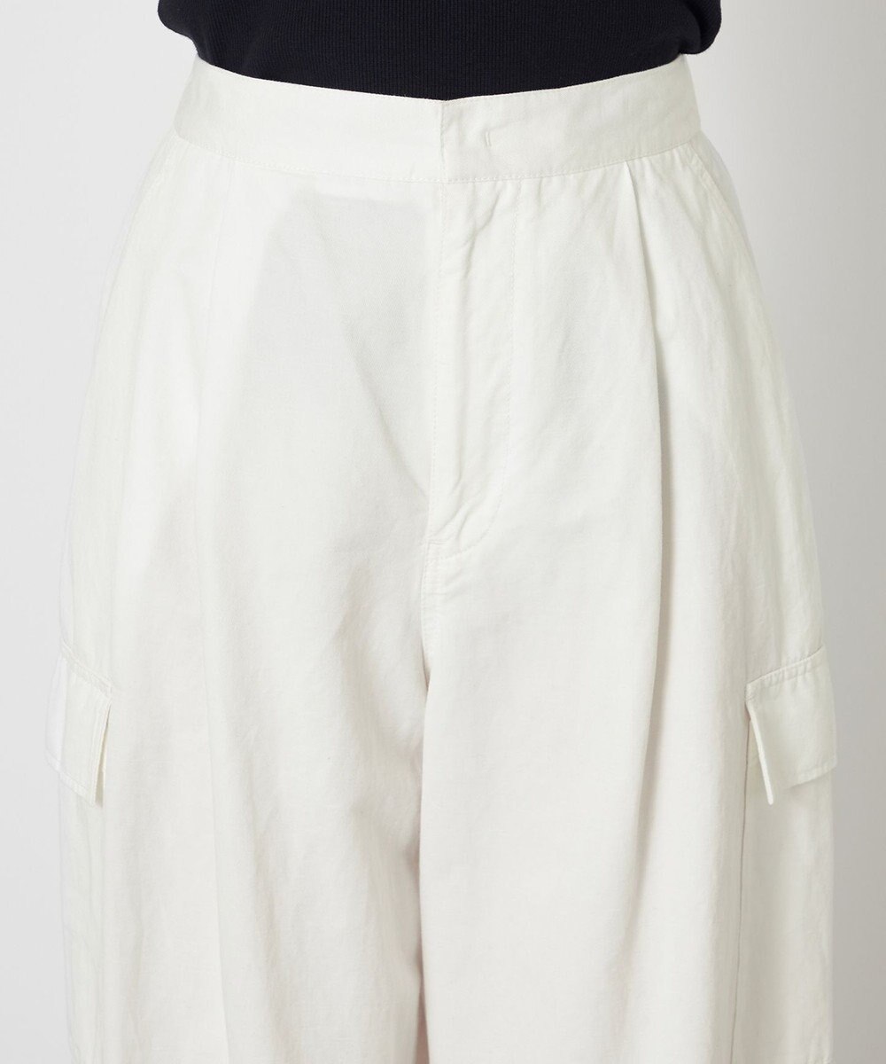 NAVE 【ReNave・セットアップ可/洗える】コットンリネンカルゼ  カーゴパンツ 