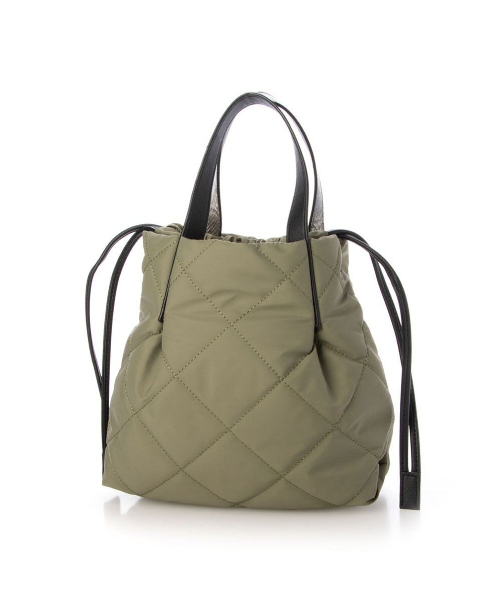 LA BAGAGERIE ドローストリング×キルト2WAYトート SSサイズ 