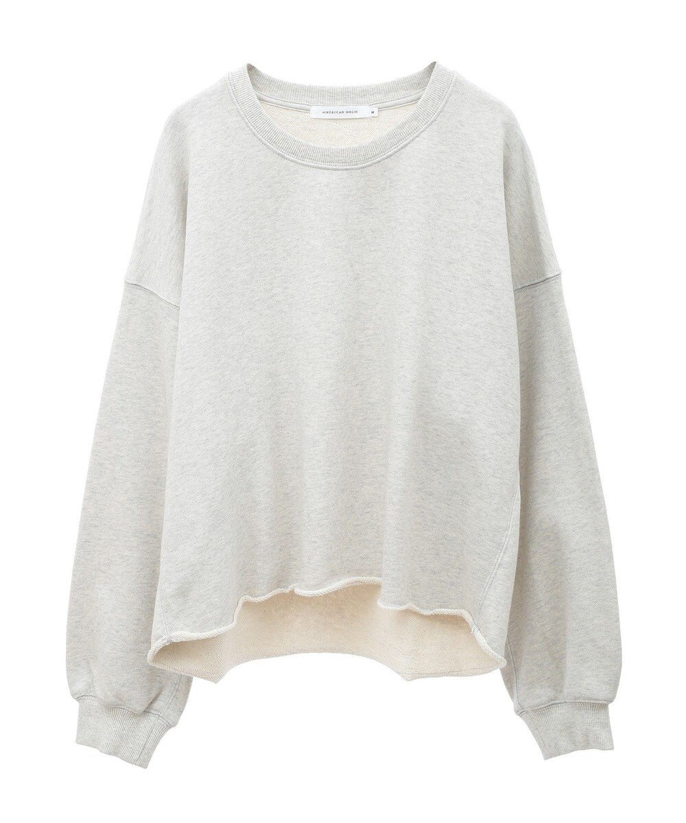 AMERICAN HOLIC ラメ裏毛ショートスウェット 