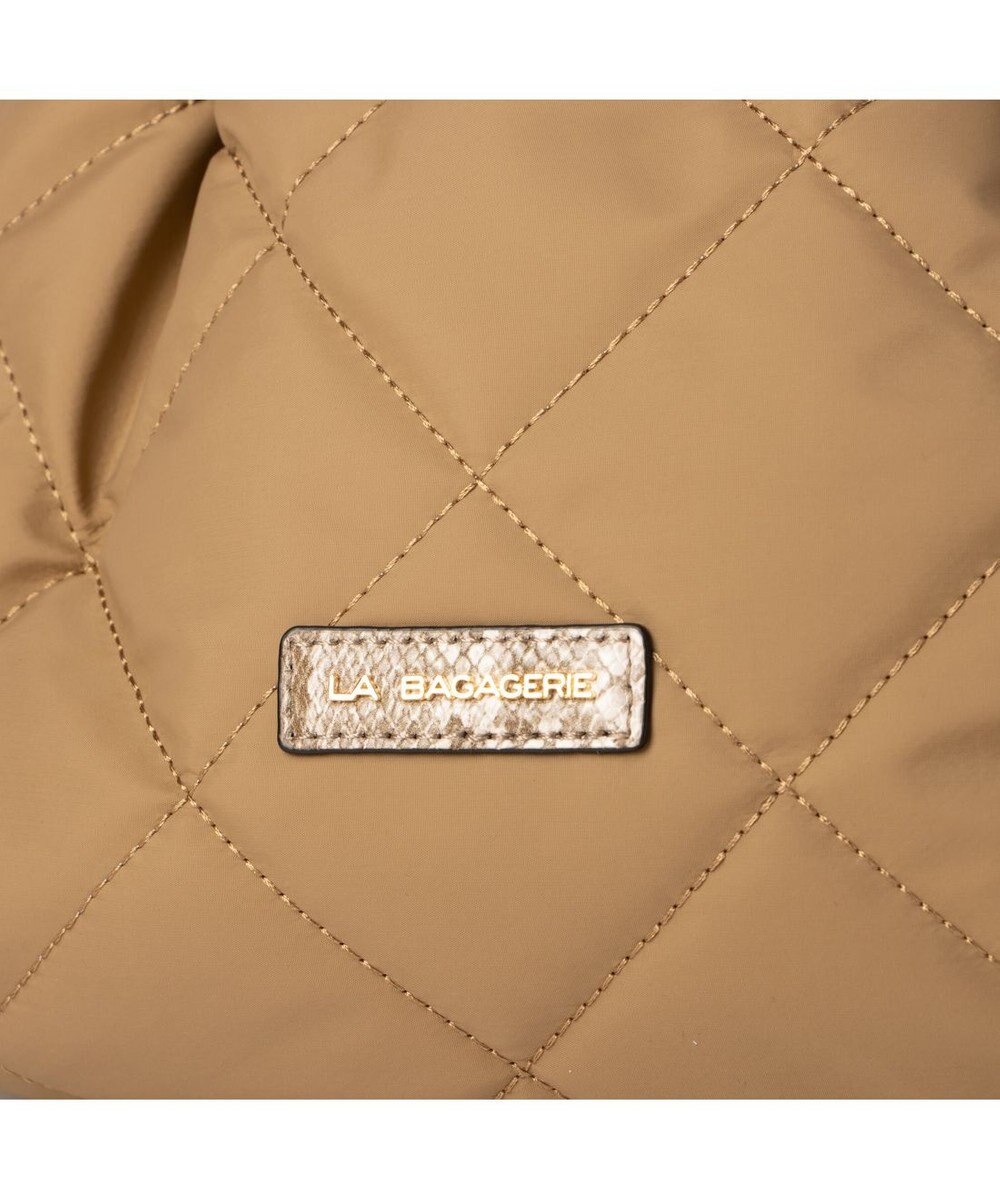 LA BAGAGERIE ドローストリング×キルト2WAYトート SSサイズ 