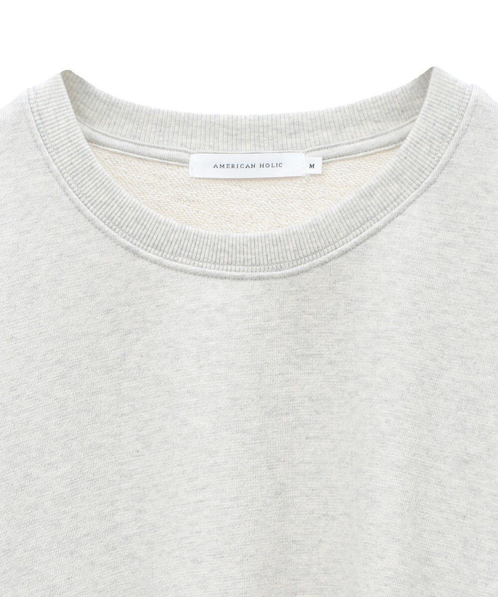 AMERICAN HOLIC ラメ裏毛ショートスウェット 