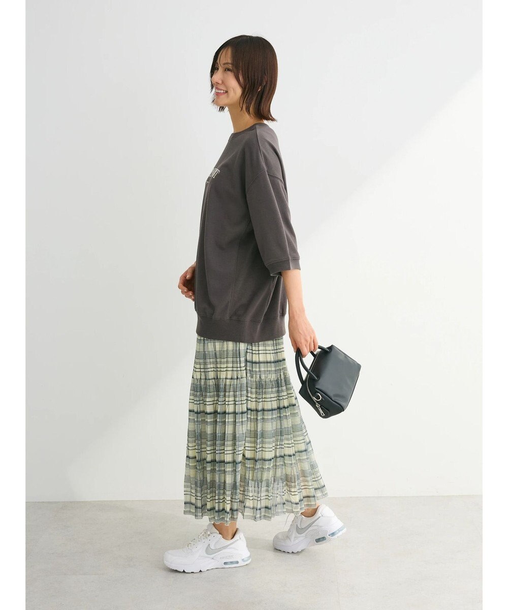 Green Parks ７分袖ロゴミニ裏毛トレＴＥＥ 