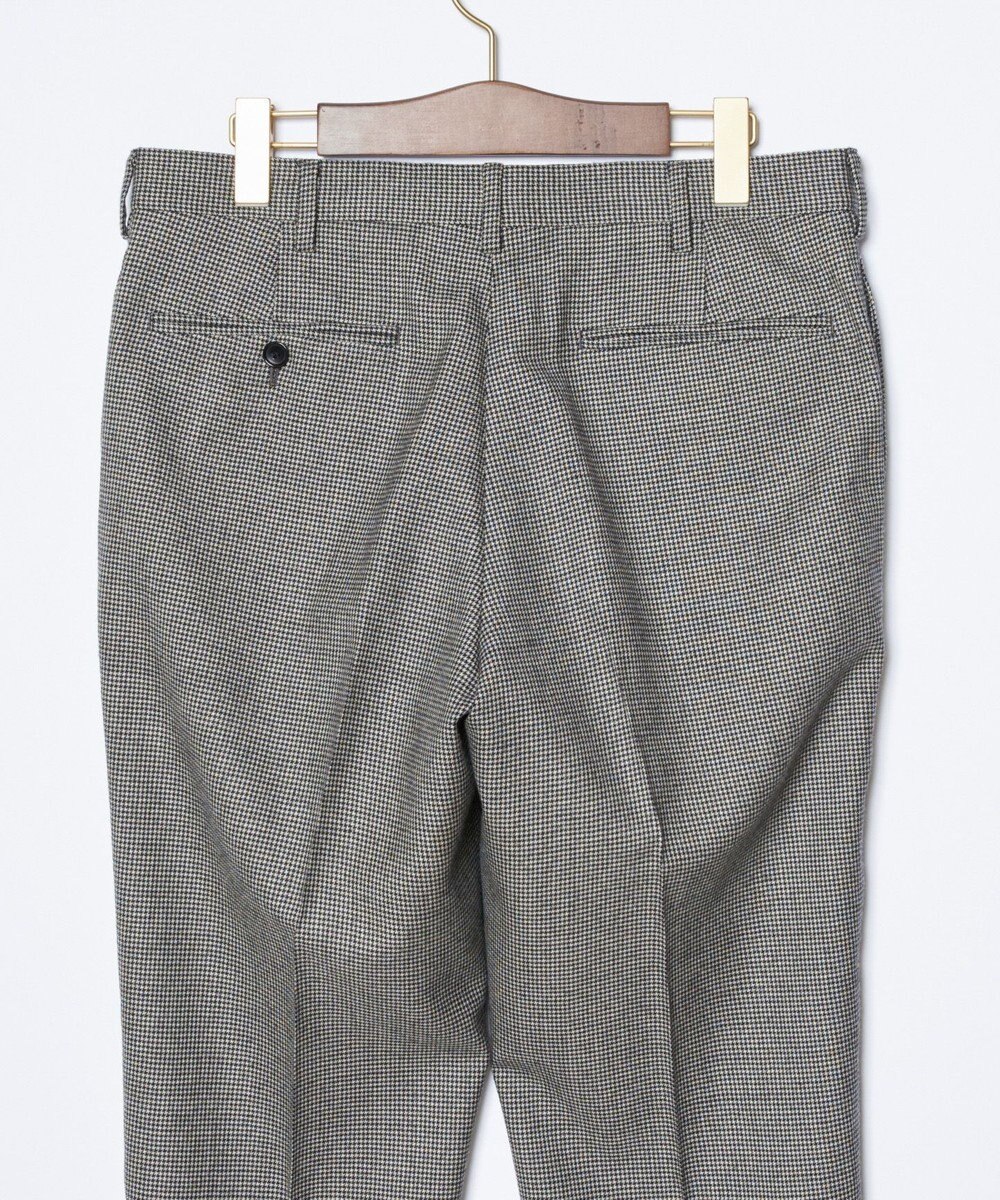 J.PRESS MEN 【TREATMENT WOOL】ストレッチハウンドトゥース スラックス 