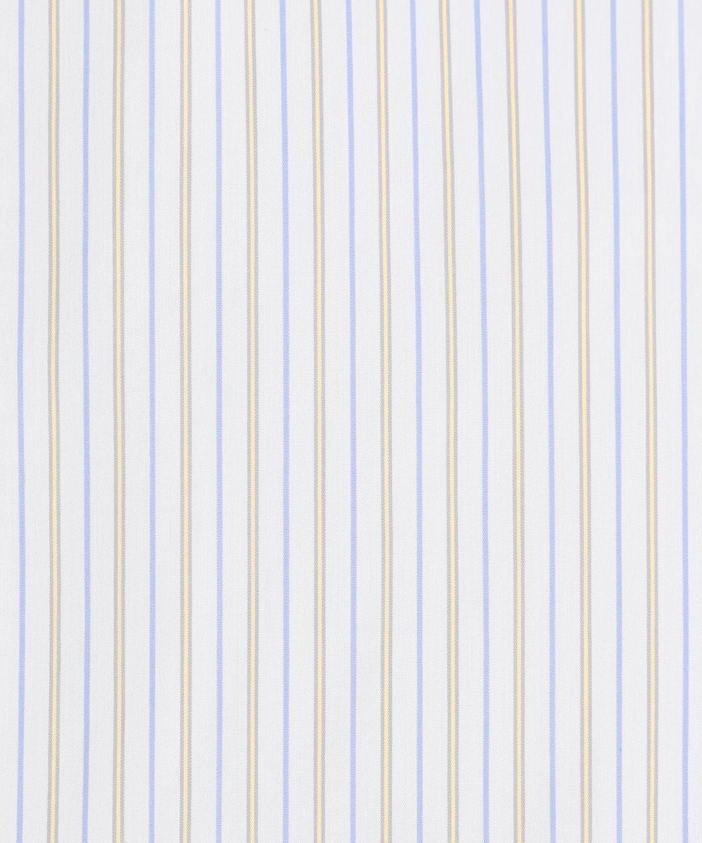 J.PRESS LADIES 【洗える】BEZ VEGA ストライプ フリルネック ブラウス 