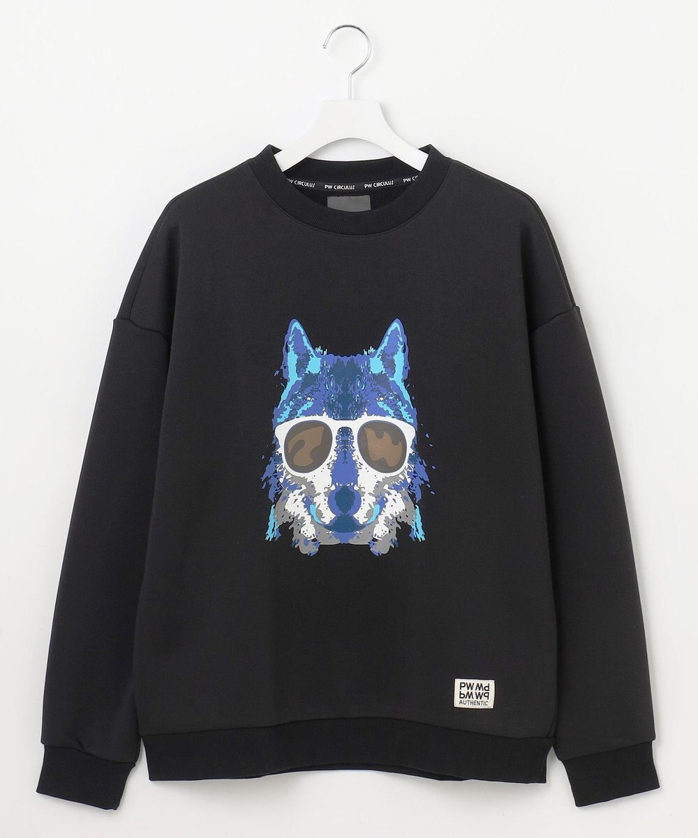 PW CIRCULUS 【MEN】ウルフモチーフスエット 