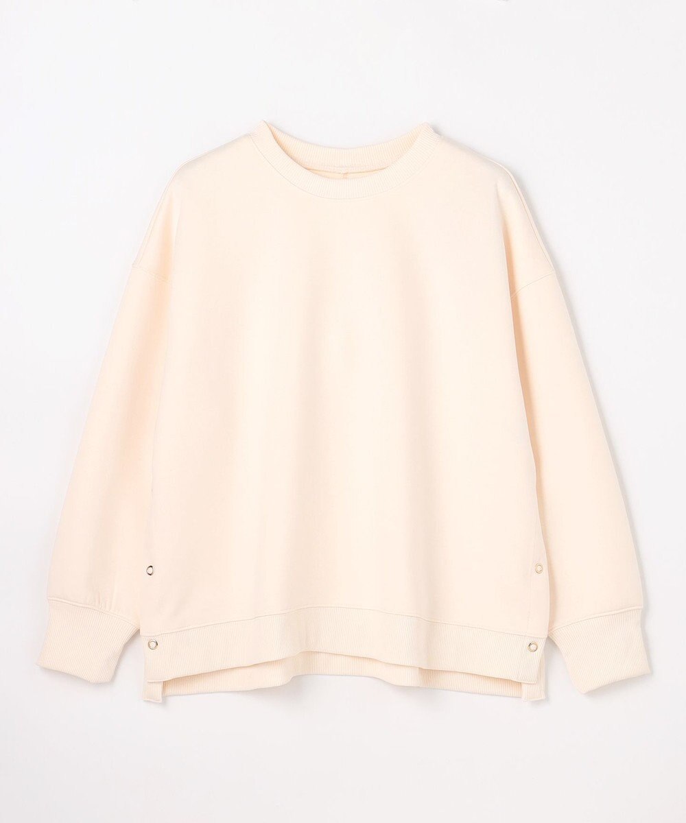 ANY L サイドドットダンボールトレーナー 