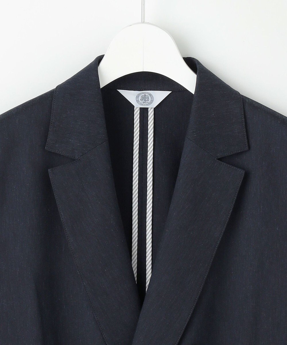 J.PRESS LADIES セルロースリネンストレッチ ダブル ジャケット 