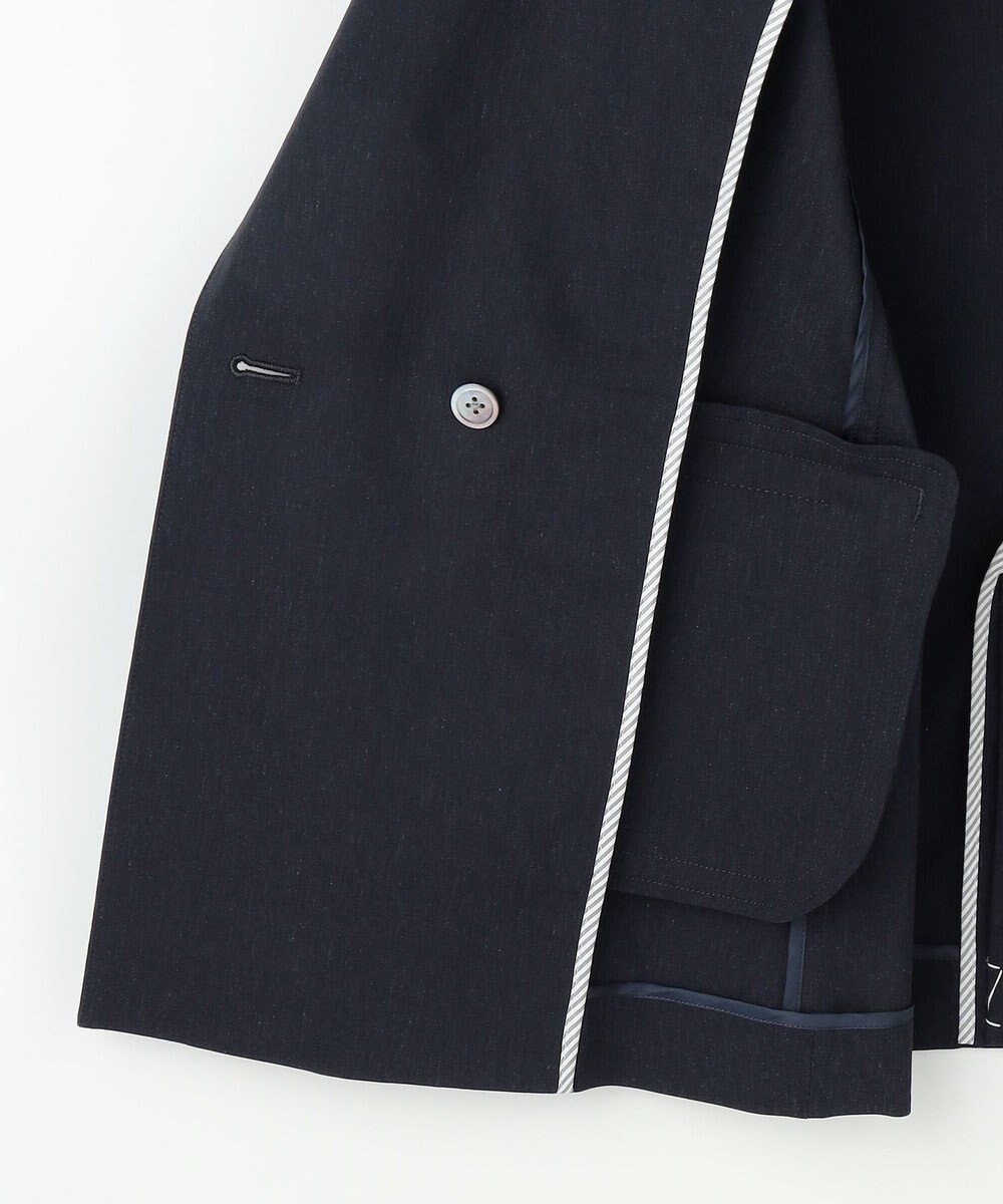 J.PRESS LADIES セルロースリネンストレッチ ダブル ジャケット 