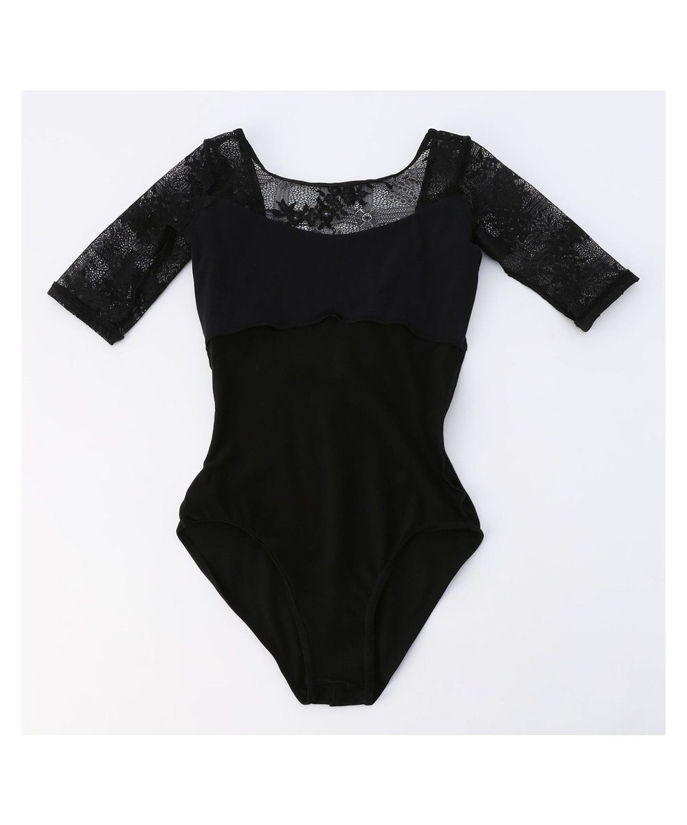 Chacott ハーフスリーブレオタード 