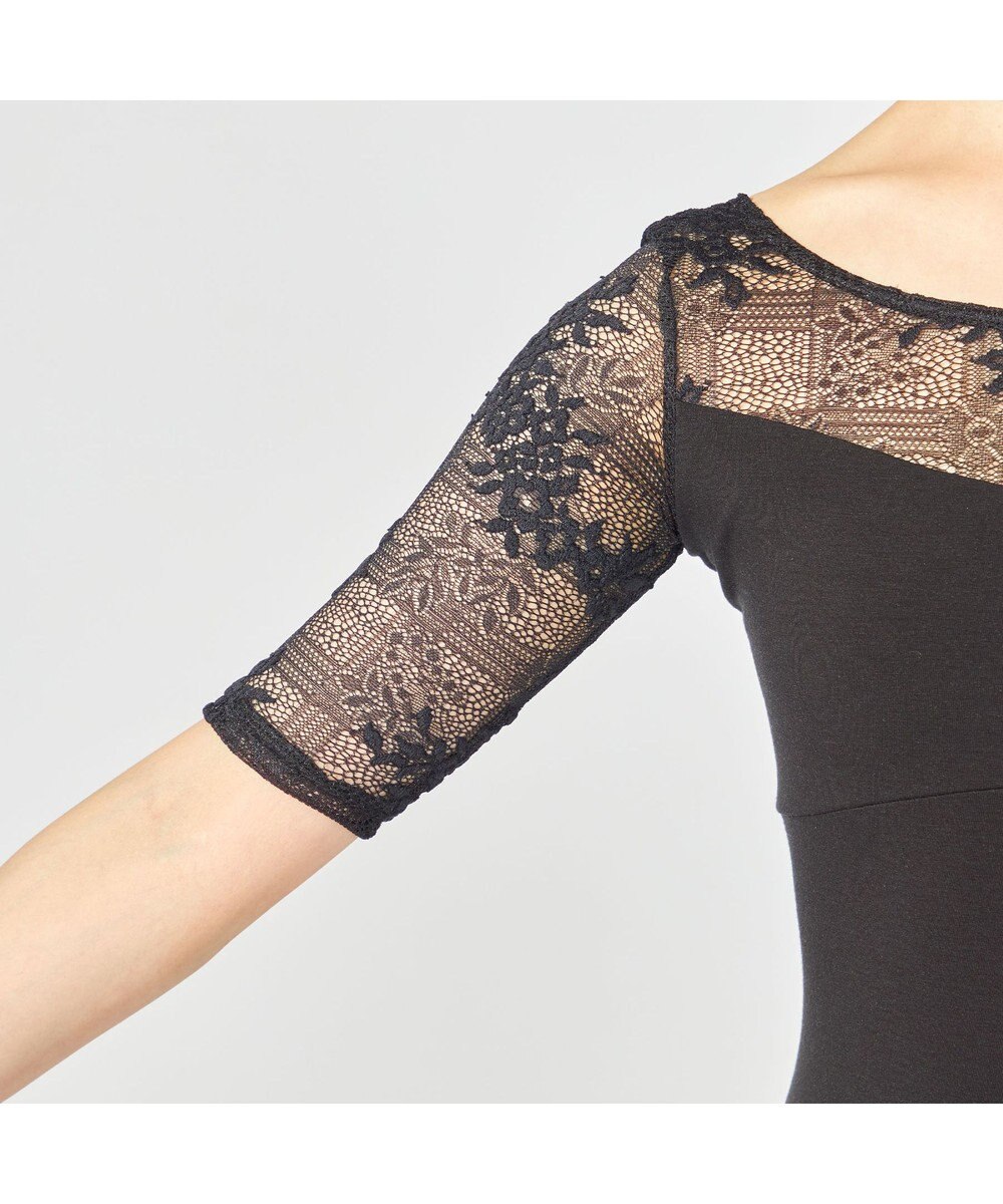 Chacott ハーフスリーブレオタード 