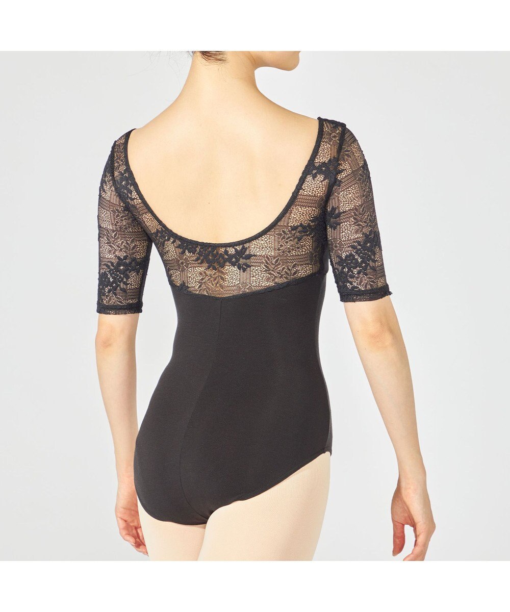 Chacott ハーフスリーブレオタード 