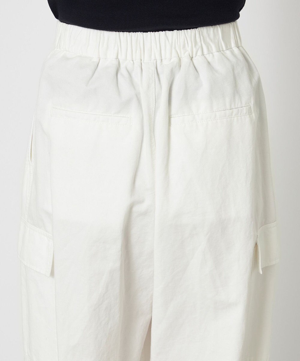 NAVE 【ReNave・セットアップ可/洗える】コットンリネンカルゼ  カーゴパンツ 