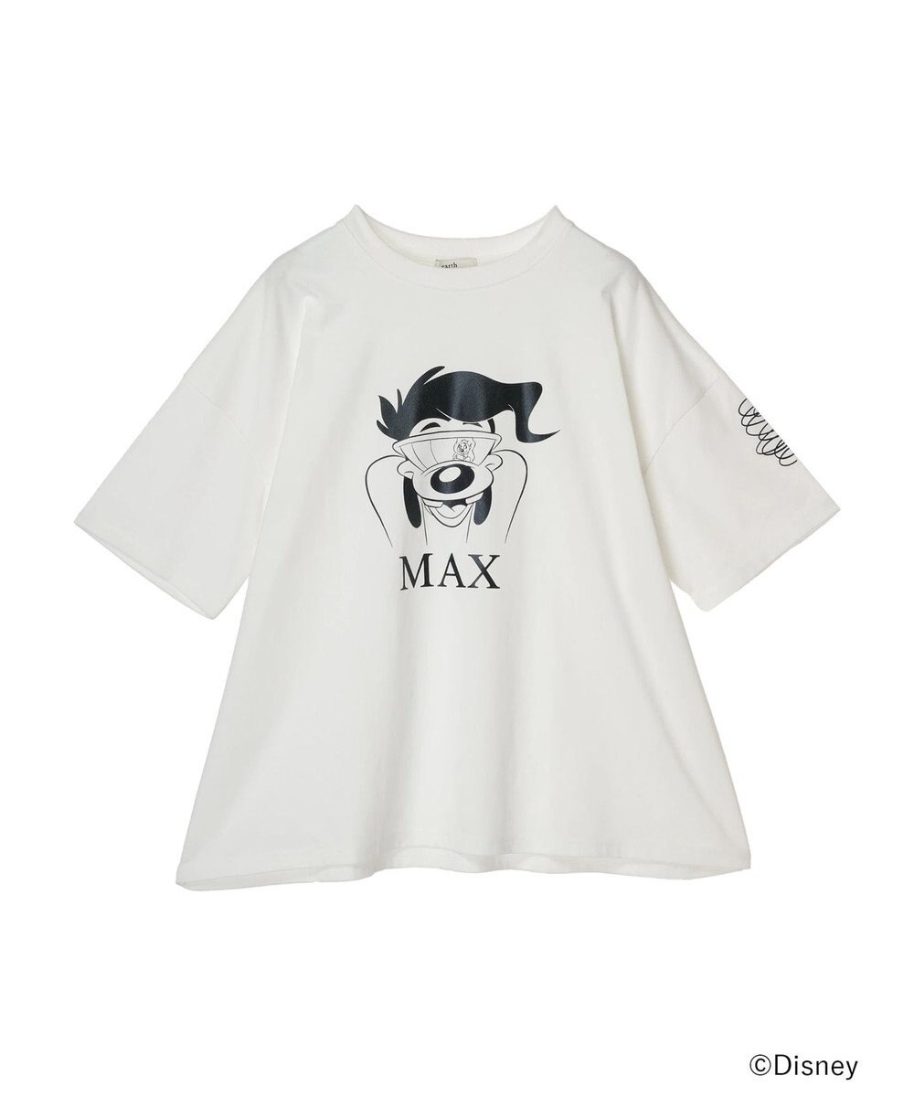 earth music&ecology Ｇｏｏｆｙ＆Ｍａｘ／箔プリントＴｅｅ 