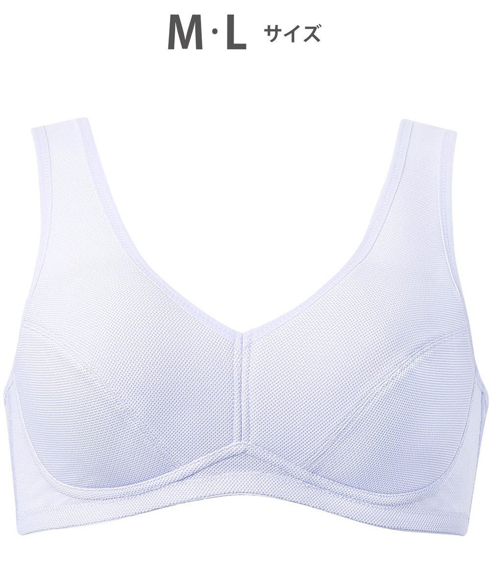 Wing Wing Sports 【ウォーキングブラ】ノンワイヤーブラ 動きやすくてさらりと快適 身生地部は吸汗速乾 カップ肌側はムレにくい NB4033 ウイング／ワコール 