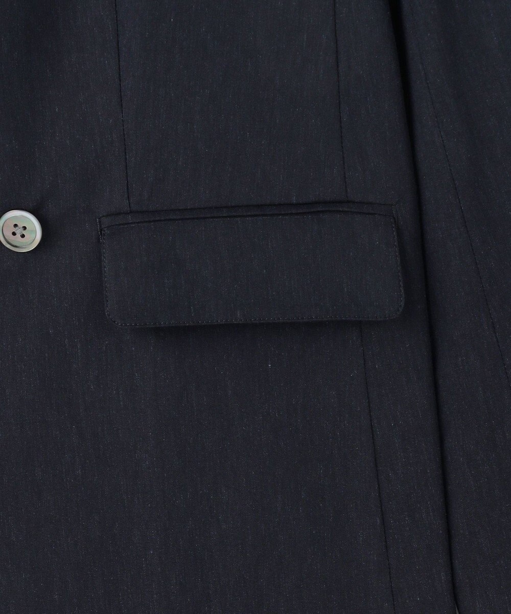 J.PRESS LADIES セルロースリネンストレッチ ダブル ジャケット 