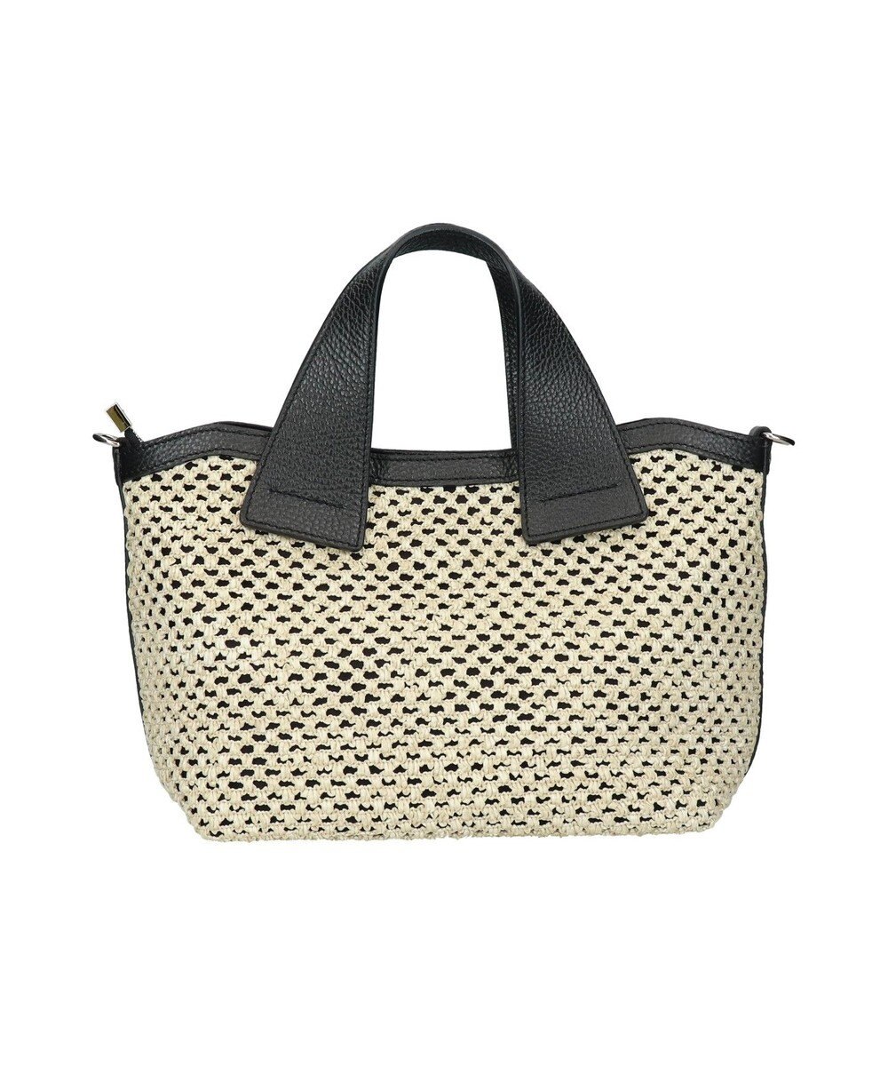 INTER-CHAUSSURES 【RIPANI】サマーツイード・レザーコンビバッグ 