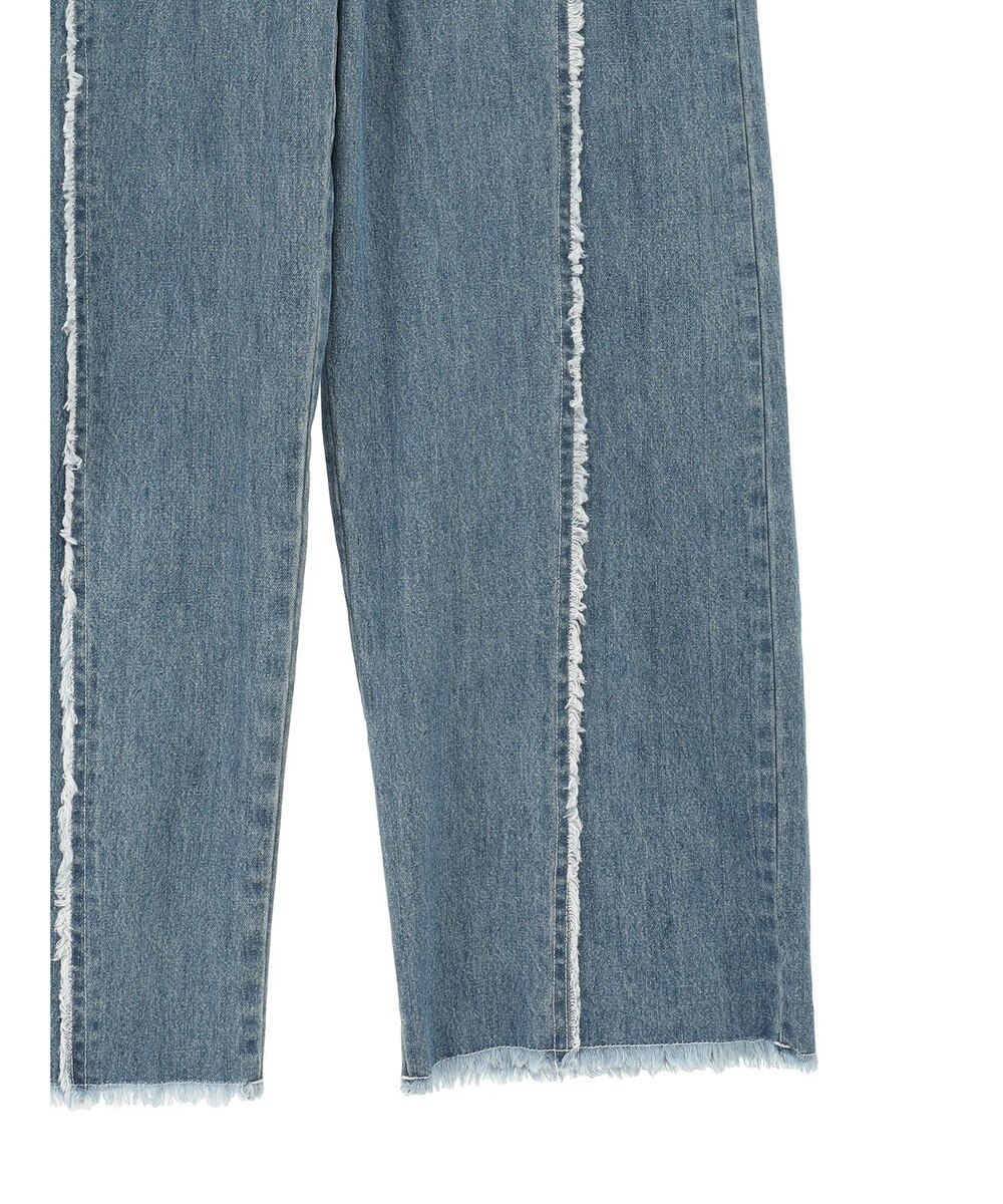 Green Parks ・Double Flags デニムフリンジラインパンツ 