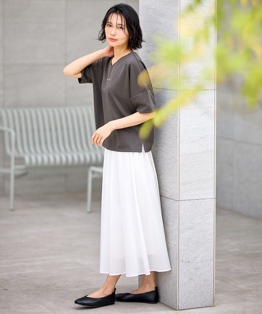 ANY ドライポンチVネックプルオーバー 