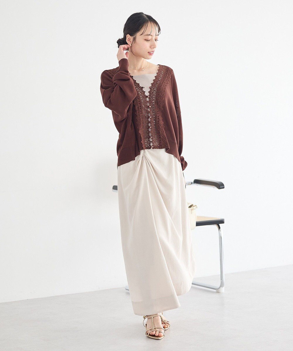 earth music&ecology ウエストツイストアシメスカート 