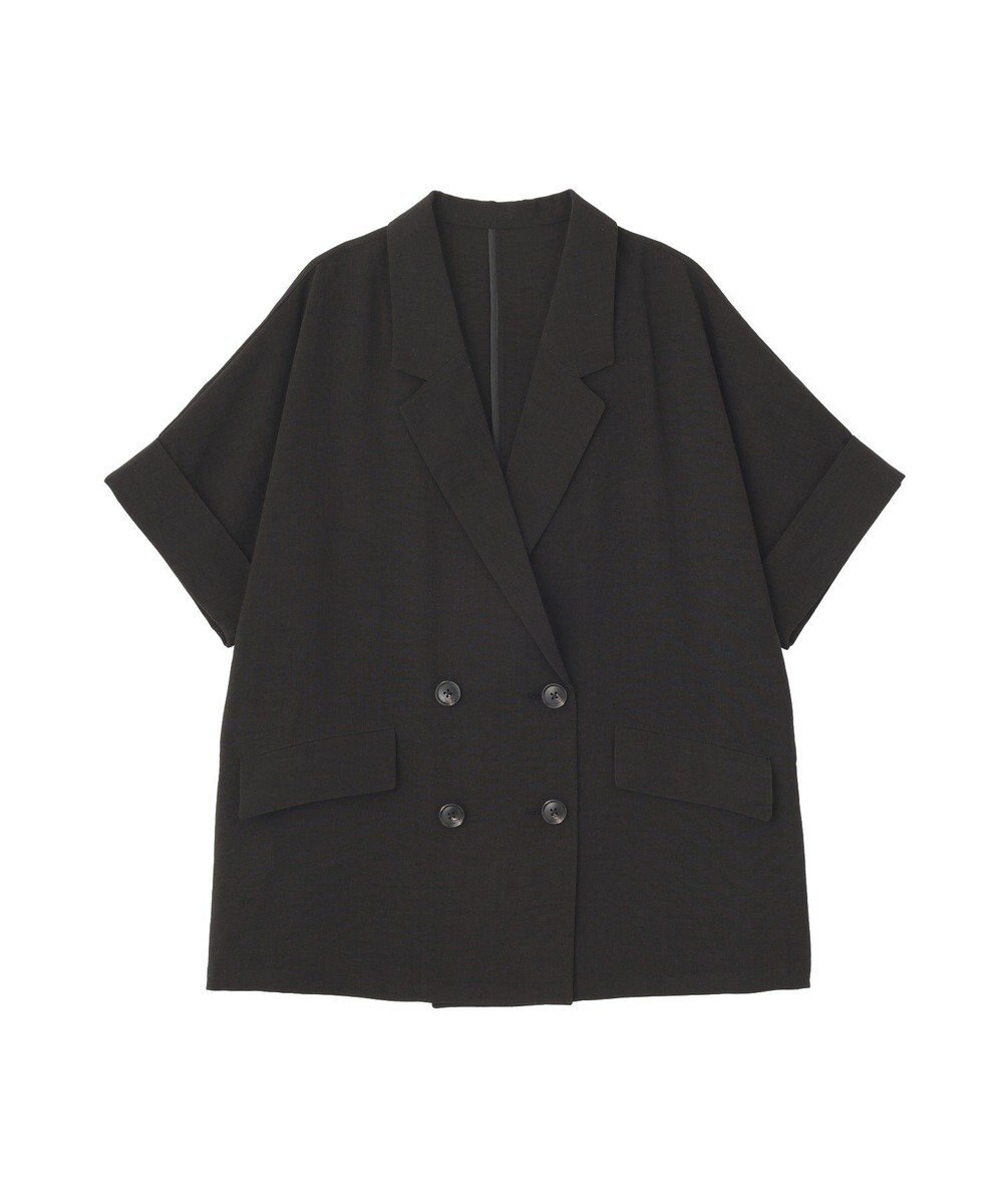 earth music&ecology 【セットアップ対応】リネンライクダブルジャケット 