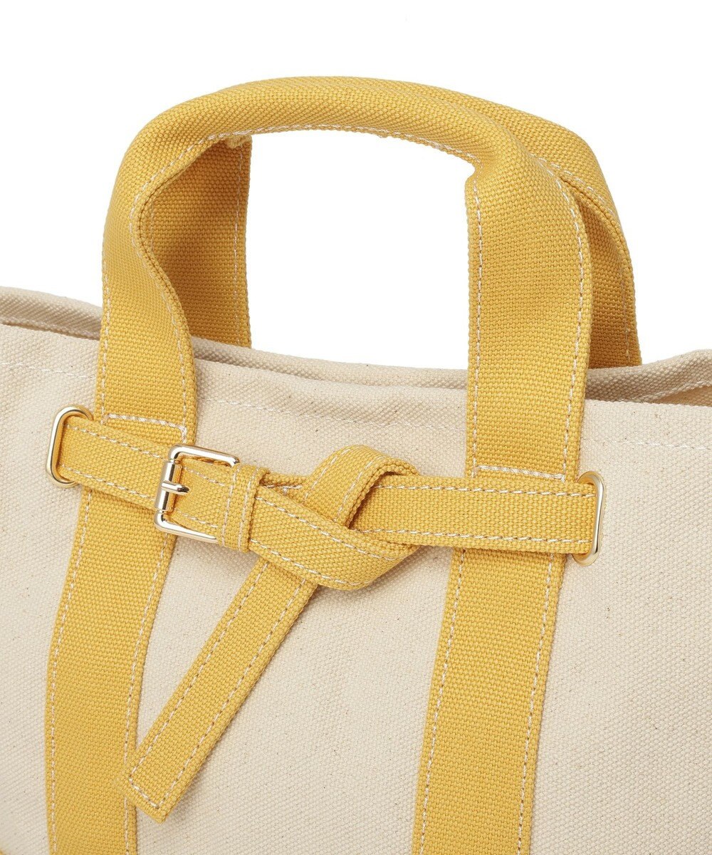 earth music&ecology 【Mサイズ】ベルトキャンバストートバッグ 