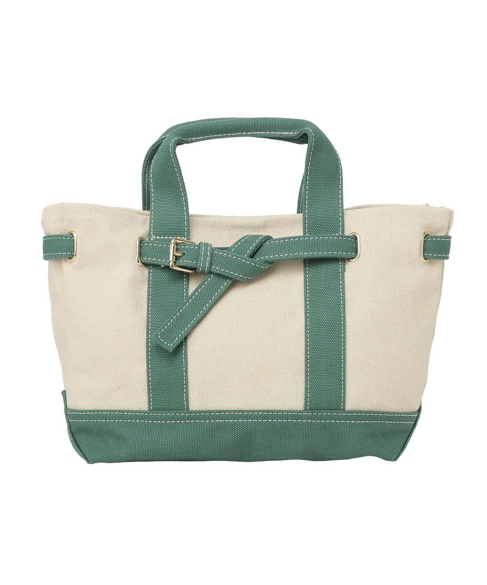 earth music&ecology 【Mサイズ】ベルトキャンバストートバッグ 