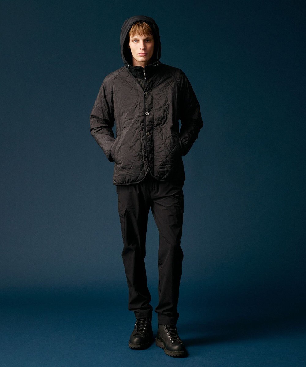 JOSEPH ABBOUD MOUNTAIN 【サステナブル/中綿/軽量/北陸ファブリック】ライトナイロンワッシャーブルゾン 