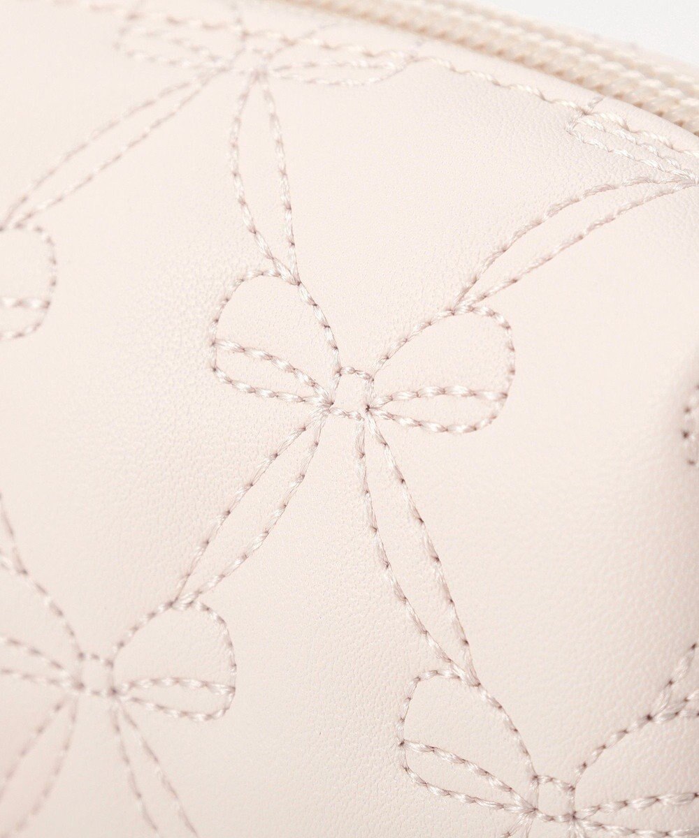 Maison de FLEUR リボンキルティングロングポーチ 