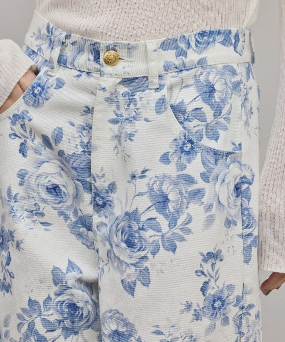 GRACE CONTINENTAL サイド切替バレルパンツ 