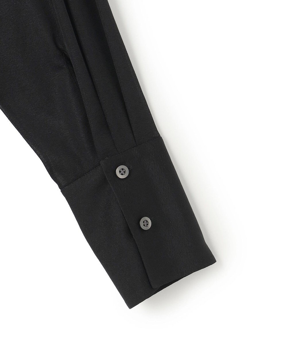 uncrave トリコットシフォン ロングシャツ 