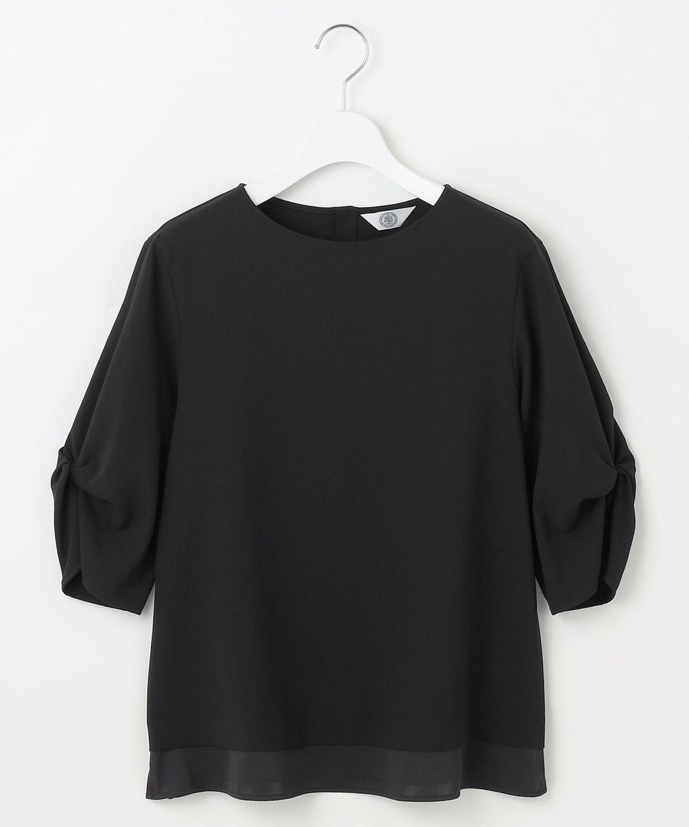 J.PRESS LADIES 【洗える・吸水速乾・接触冷感・セットアップ対応】Light ジョーゼット ブラウス 