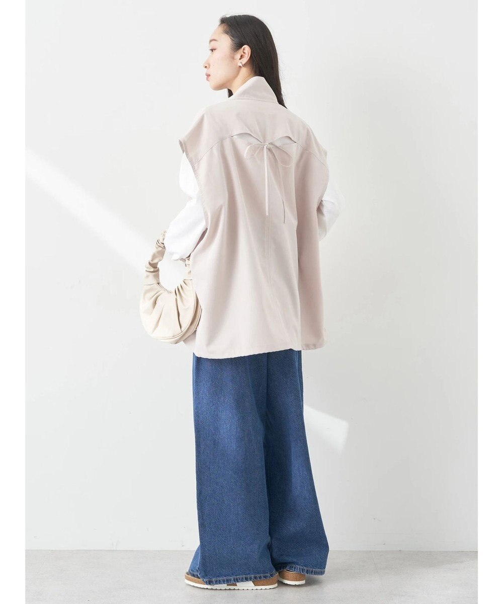 earth music&ecology ミリタリースタンドカラーベスト 