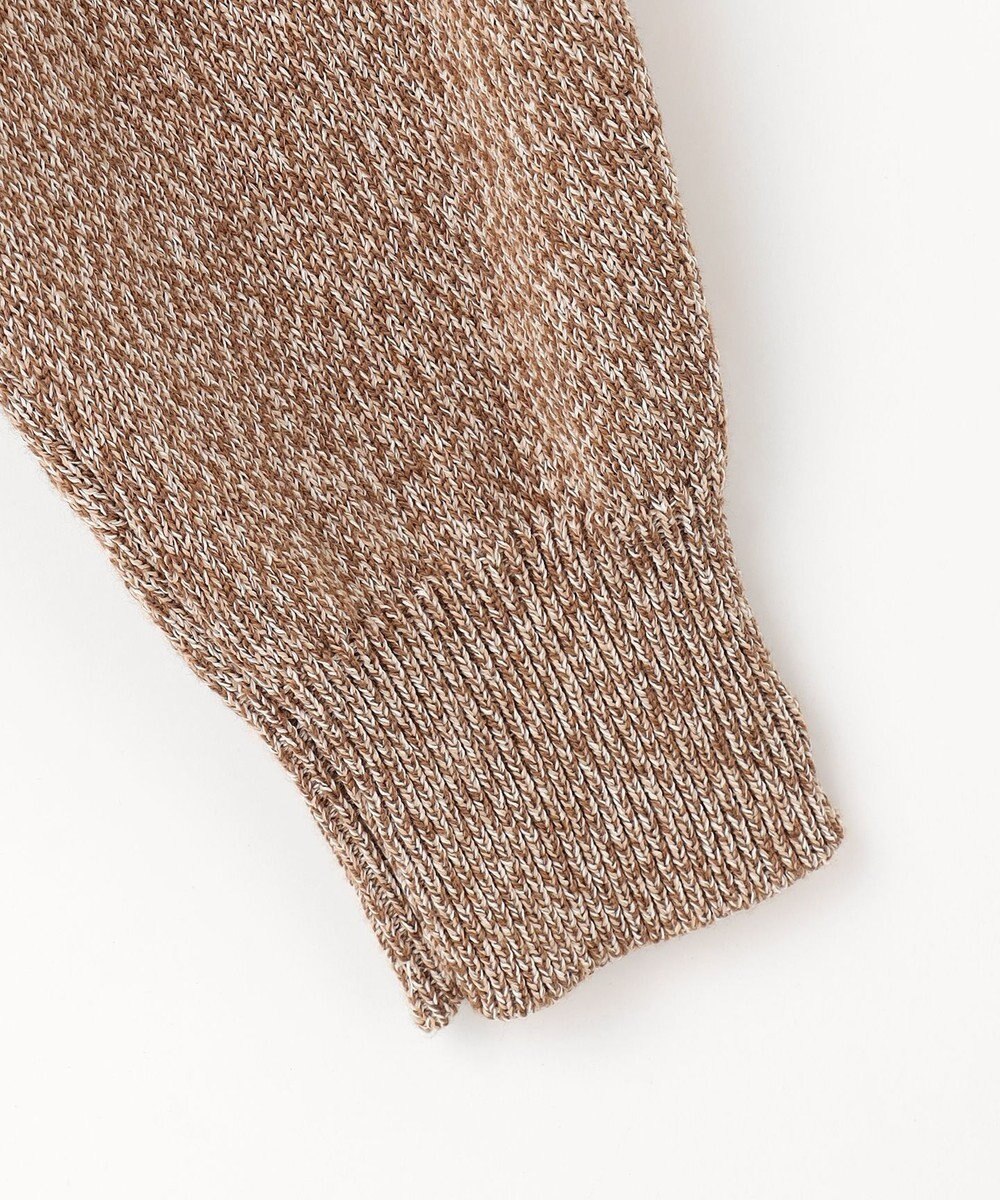 自由区 S ペーパーウールコットン襟付き ニット 