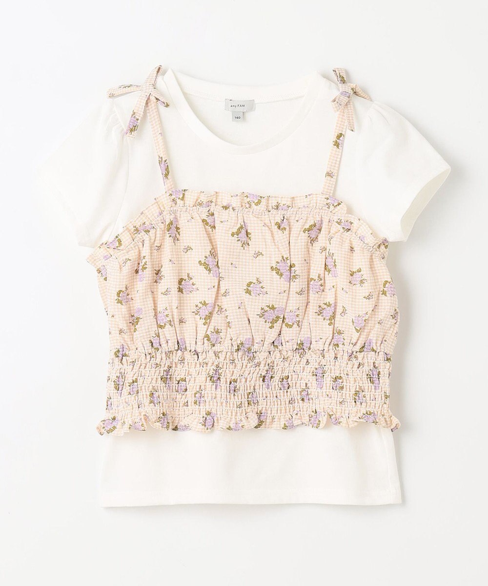 ANY KIDS キャミソール ドッキング Ｔシャツ 